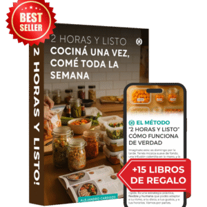 2 Horas y listo – Cociná una vez, comé toda la semana + 15 Bonos
